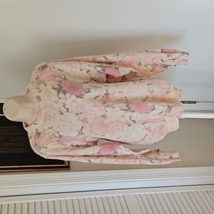 Vintage Altopiano Floral Pastel Angora, Wool, Nylon Blend Size M Made in…